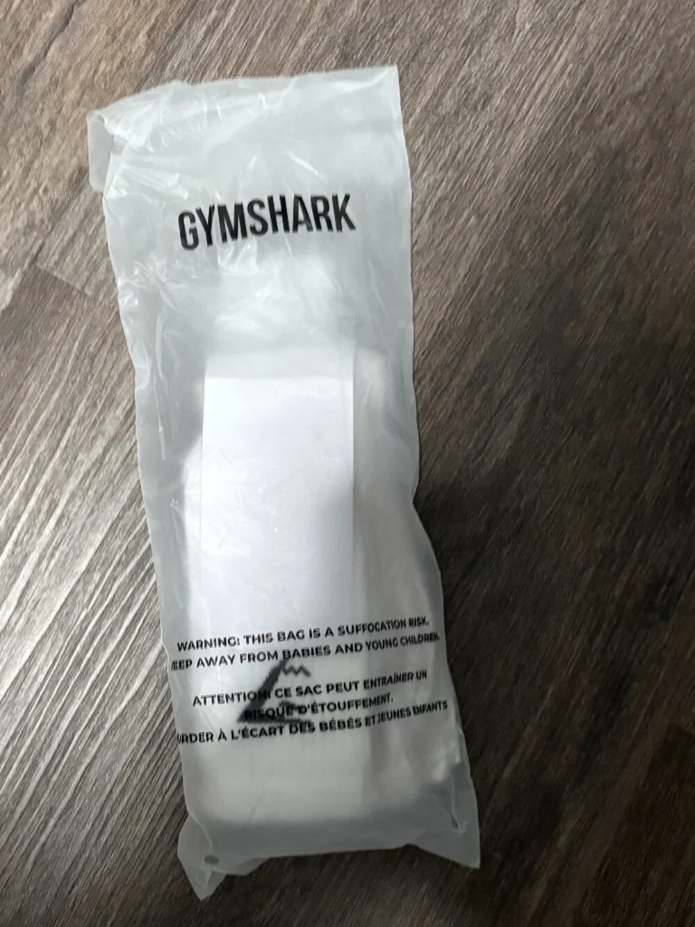 GymShark Crew Socks White 3 pk NEW sz M Medium